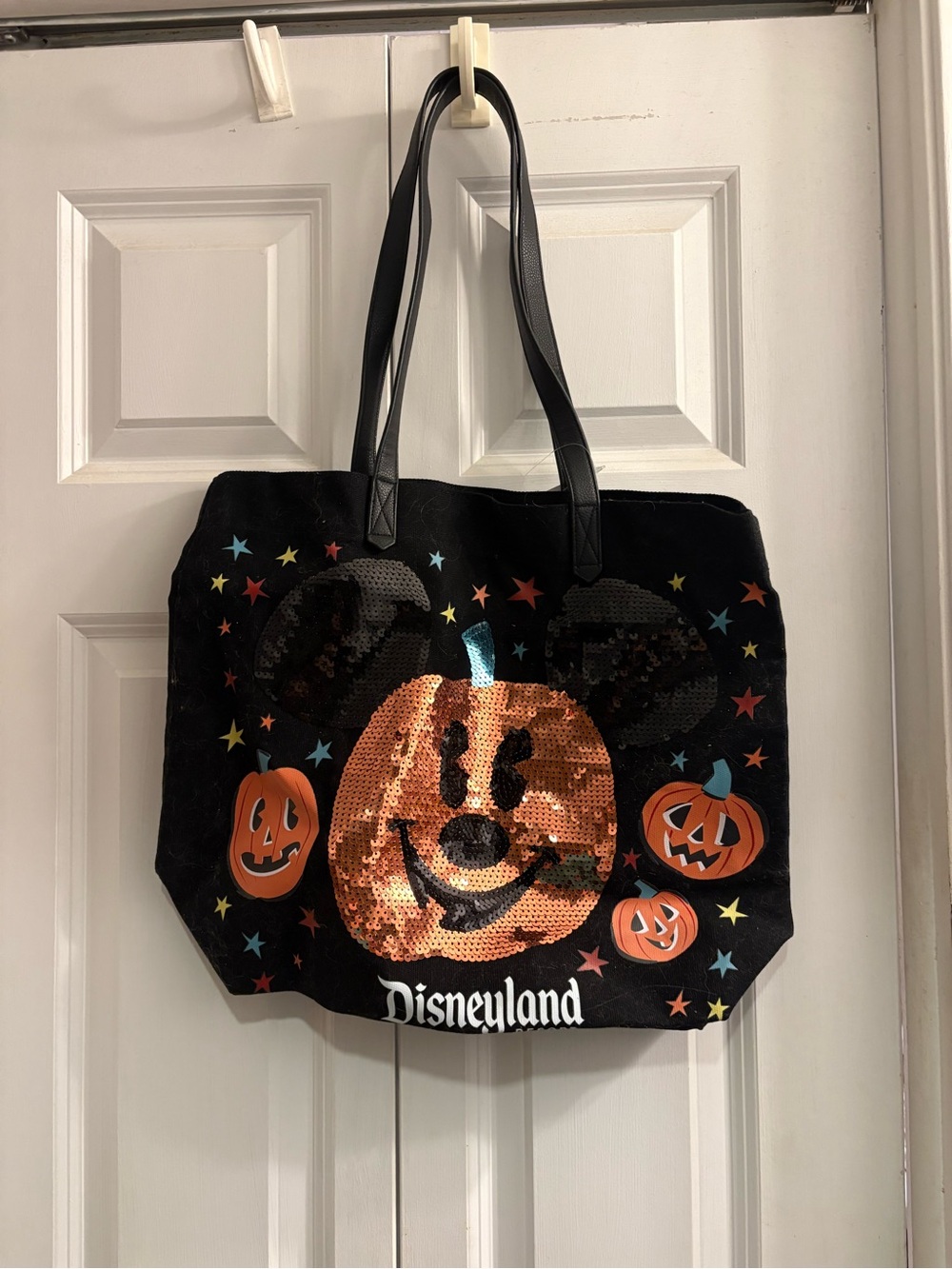 Disney Parks pumpkin Halloween Tote Bag new